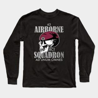 63 Airborne Squadron (distressed) Long Sleeve T-Shirt